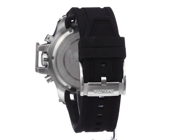 Invicta-Mens-19251-I-Force-Stainless-Steel-Watch-With-Black-Synthetic-Band