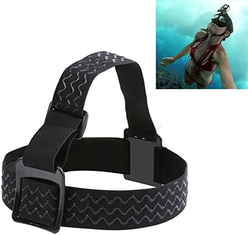 SUNMENCO Adjustable Helmet Harness Head Strap Belt Mount Extention Kits Camera Mount Strap + Quick Clip Compatible fit for GoPro HERO5 4 Session and Most Action Cameras