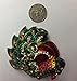 Beautiful Peacock Bejeweled Trinket Jewelry Box