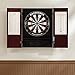 Viper by GLD Products Metropolitan Solid Wood Cabinet & Sisal/Bristle Dartboard Play-Ready Bundle