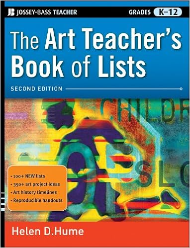 The Art Teacher's Book of Lists (J-B Ed: Book of Lists 66) By Helen D. Hume