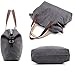 Sanxiner Top Handle Handbag Tote Bag Canvas Crossbody Bags for Women (Gray)