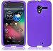 For Motorola Moto X Phone Silicone Jelly Skin Cover Case Dark Purple Accessory