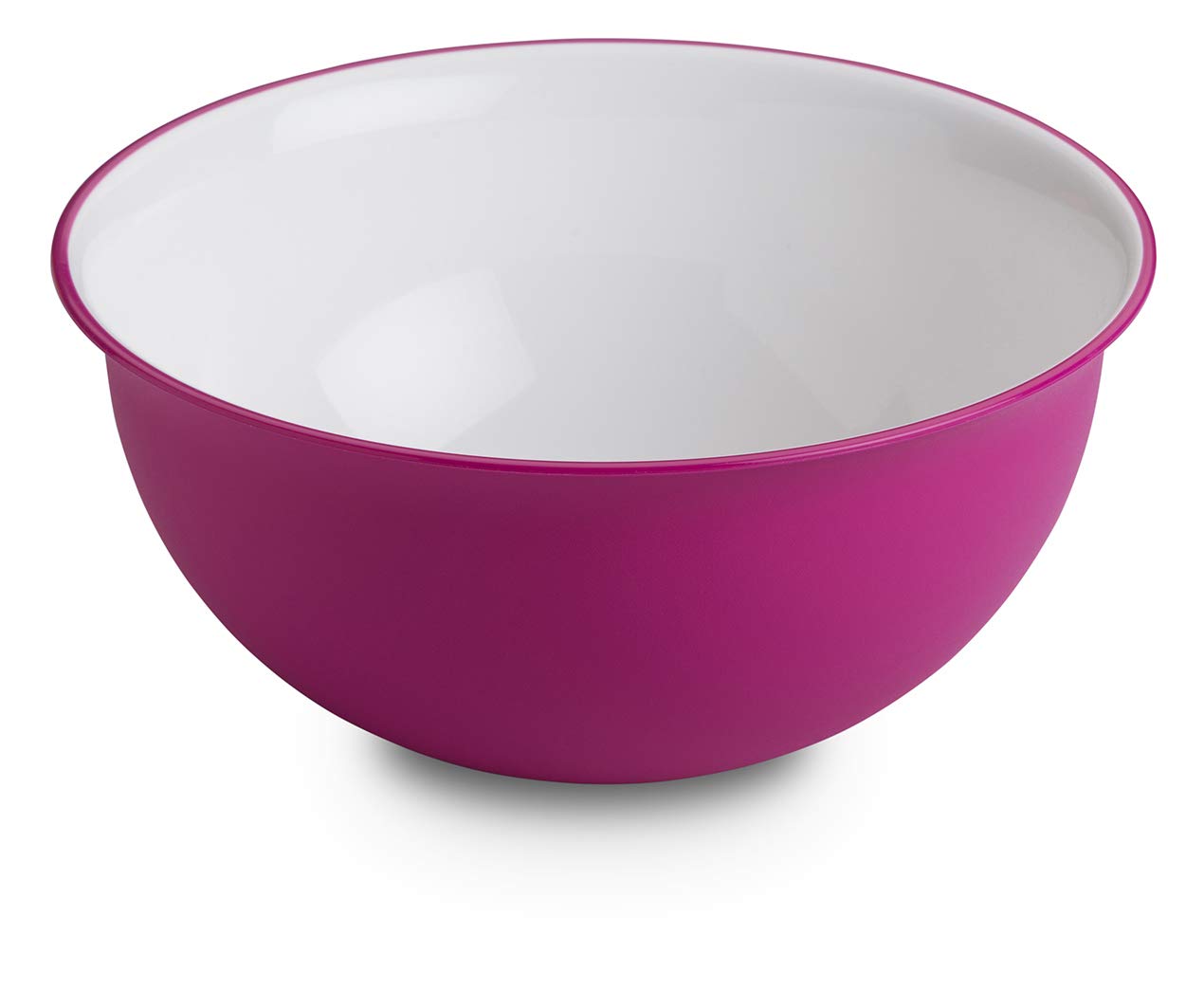 Omada Design Bowl of 50,72 fl oz, Diameter 7,87 inch, White Inside and Colored Outside, in Polypropylene, Sanaliving Line