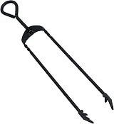 AB Tools 18" Loop Top Tongs Fire Coal Wood Burner Steel Metal 450mm Grabber Log view 5