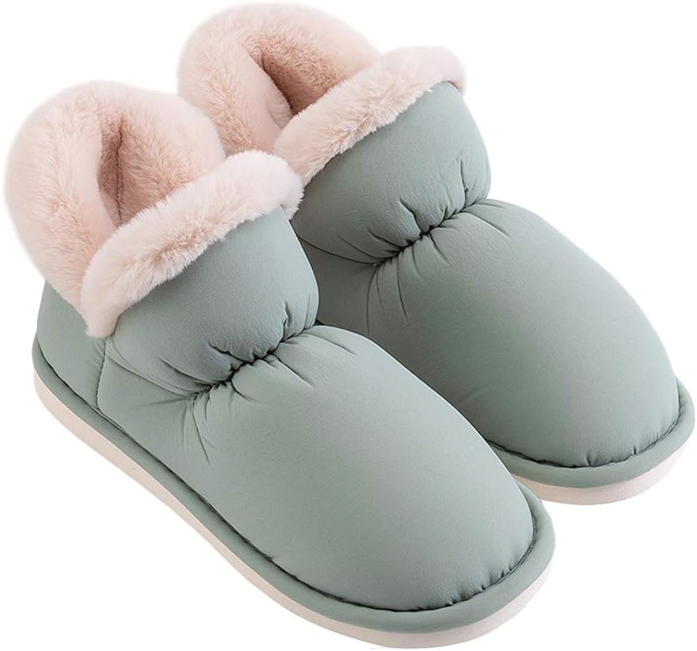 bootie slippers with rubber soles