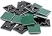 iExcell 100 Pcs Black 20 mm x 20 mm x 4 mm Adhesive Cable Tie Mount Base Holders