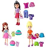 POLLY POCKET (# CBW79)- 1 doll with clothes set and bag
