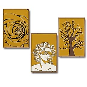 3 Piece Framed Canvas Wall Art for Living Room, Bedroom Buildings Theme Canvas Prints for Home Decoration Ready to Hang - 16"x24"x3 Panels