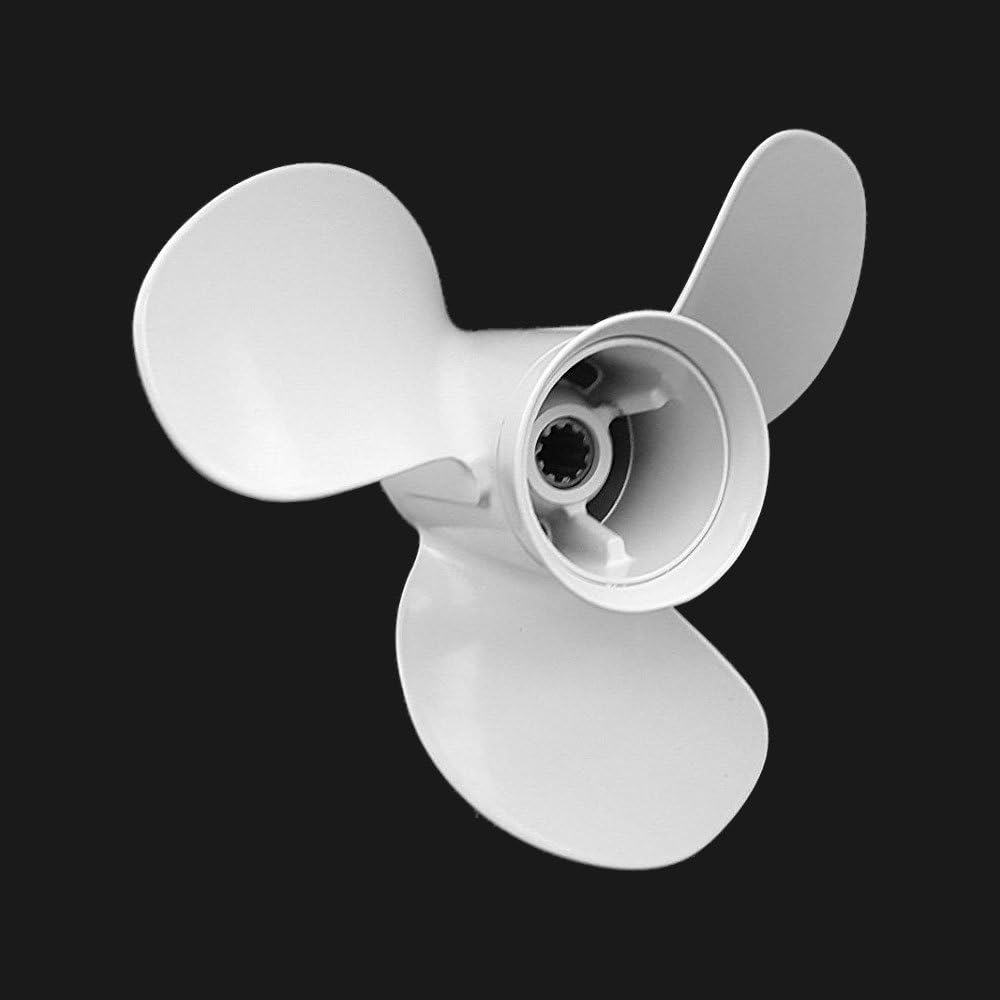 SSI Marine Aluminium Propeller for Yamaha outboard 9 7/8 x 13 F 20hp 25hp 30hp 10 splines aluminium 664-45949-02-EL