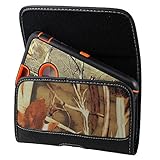 XXL SIZE Samsung Galaxy Note 5 / 4 /3 / 2 Camouflage Rugged Heavy Duty Horizontal Holster Pouch with Metal Belt Clip Case Cover (Fits Samsung Galaxy Note 5/ 4 /3 / 2 with OTTER BOX Defender / LIFEPROOF / Mophie Juice Pack Air/Plus Case On)