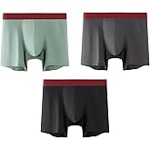 ELEPHANT&RABBIT 80S Ultra-Lightweight High Thread Count Cotton Men's Underwear Briefs 3-Pack, 2.5" Extended Inseam