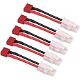 Tamiya To Deans Style T-Plug Adapter - No Wires, Male To Female Connector For RC Cars & Vehicles