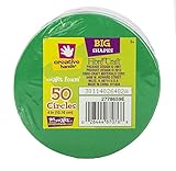 Creative Hands by Fibre-Craft - 50 Piece, 4 Inch Radius Multicolored Circle Foam Sheet Stack