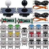 SJ@JX Arcade Game 2 Player Controller DIY Kit