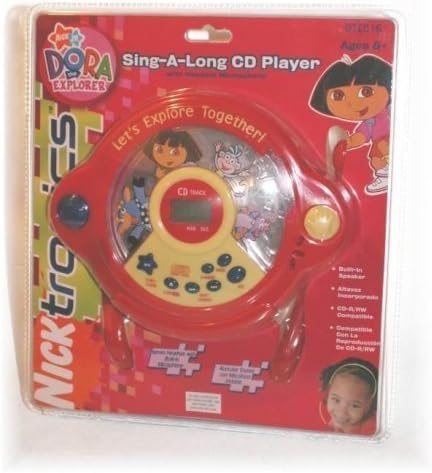 Dora The Explorer Sing-A-Long CD Player with Headset Microphone DTE516