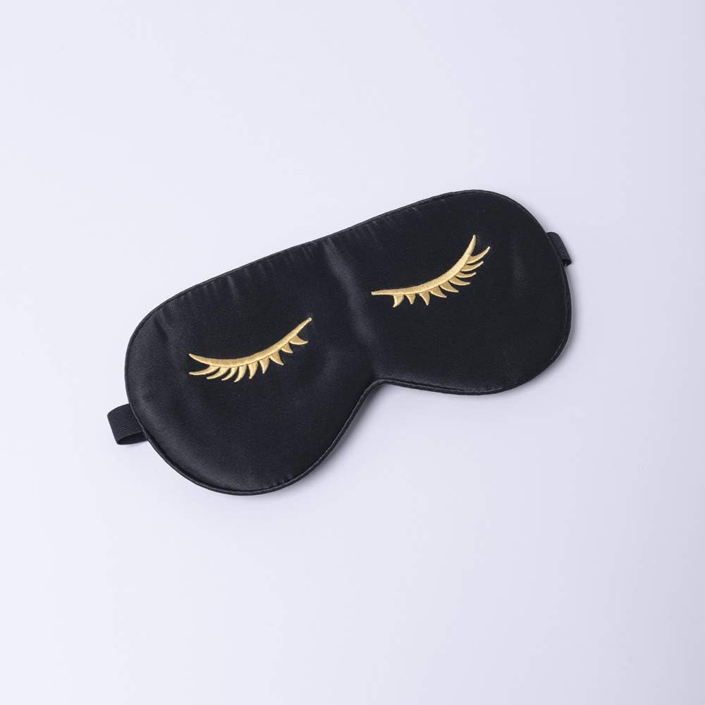Tim&Tina Silk Sleep Mask Comfortable Blindfold Eye mask Adjustable (Golden Stars): Home & Kitchen