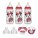 NUK Disney Baby Bottle & Pacifier Newborn Set, Minnie Mouse