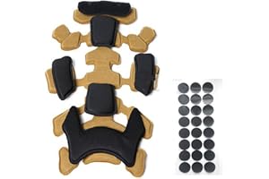 V3COOGOGEAR Tactical ACH Helmet Pads Kits Double Layer Buffer Memory Foam Replacement Padding Mat for MT ACH IBH AF Helmets