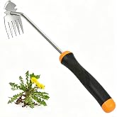 Babook Weed Remover Tool, 2026 New Gardening Hand Tools Portable Weed Puller Tool, Heavy Duty Weeding Tool for Garden Supplies, Vegetable Garden Backyard Farm Planting &amp; Uprooting (Rubber Handle)