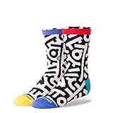 Stance B515D18DEL De La Cruz Boys Socks, Multi - M