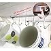 EigPluy 2pcs Mug Hooks Under Shelf Mug Holder Cups Storage Rack Drilling Free Coffee Cups Holder Kitchen Utensil Holder Key Hooks Ties Belts Scarf Hanging Hooks Rack,Fit for The Cabinet 0.8