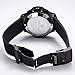 MEGIR Men's Chronograph Military Sports Waterproof Stainless Steel Watches MN3002G/BK-1