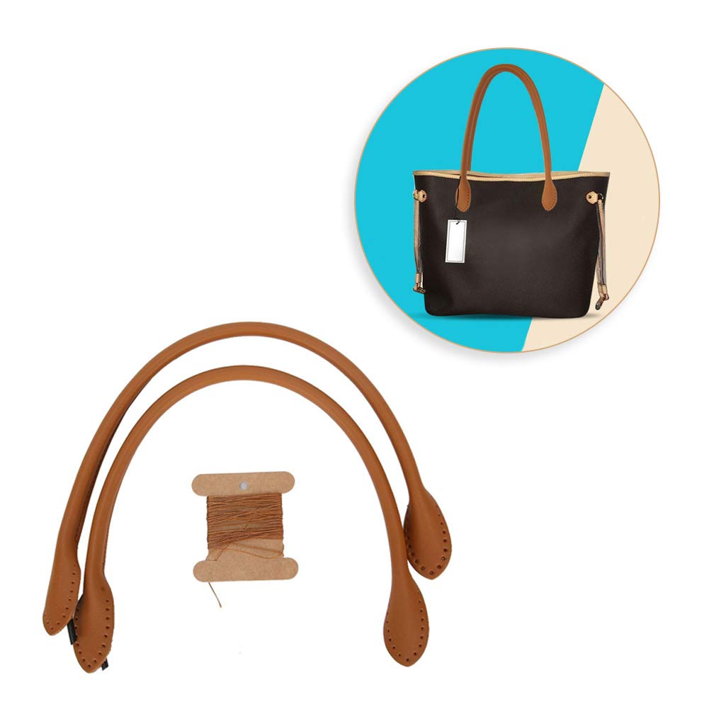Bag Handles, Leather Bag Straps Handle with Holes Handle with Holes DIY Hand Making Accessories for Purse Handbag Wallet