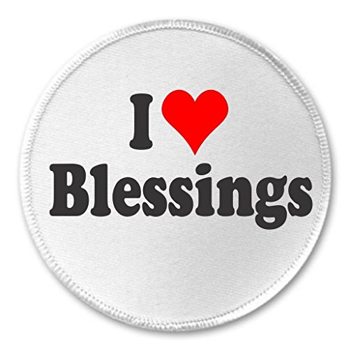 A&T Designs I Love Blessings 3" Sew On Patch Blessed Hope Faith