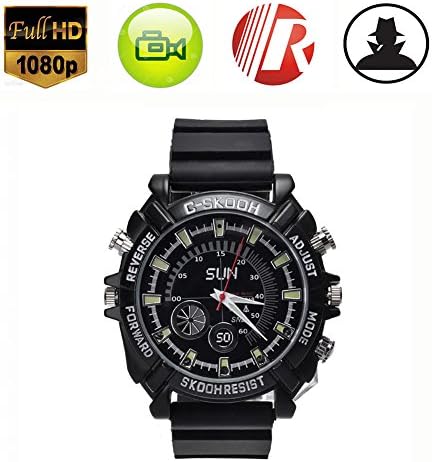 Waterproof 16GB Night Vision HD 1080P Spy Hidden Watch Video Recorder Camera Cam