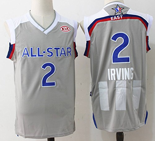 Men's Eastern Conference Irving 2017 All-Star Game Swingman Jersey Gray XXL