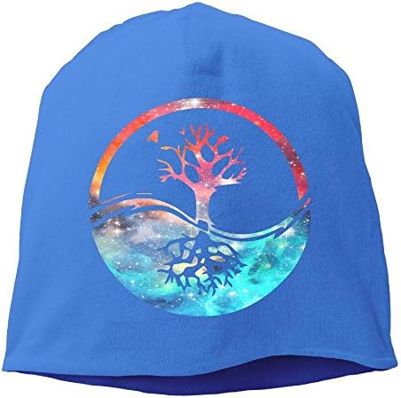 Rdiep Yin Yang Bonsai Tree Japanese Unisex Stretch Beanie Skull Cap Knit Hat For Men Women RoyalBlue Winter Hat