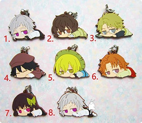 Key Chain Strap Telephone Accessaries Pendant for Anime Bungo Stray Dogs Junichirou Tanizaki No.6