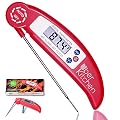 Digital Instant Read Food Meat Thermometer for Cooking Grilling Barbecue Candy Baking Baby Formula Temperature Check - Food BBQ & Liquids - Collapsible Internal Long Probe