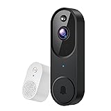 Guggre 1080P Video Doorbell Camera, Smart Human