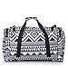 5 Cities Carry On Lightweight Small Hand Luggage Cabin on Flight & Holdalls (Aztec Black/White)