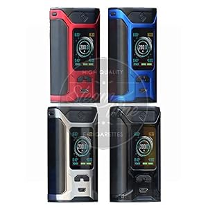 Wismec Sinuous Ravage 230 200W TC Mod Akkuträger Farbe Silber