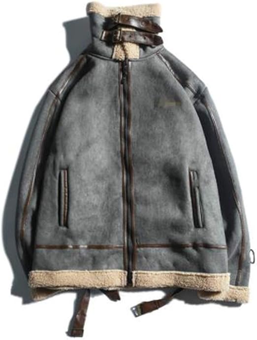 Amazon ショッフェ レディース コート ムートンコート スエード 厚手 防寒ジャケット 裏ボア タートルネック セーム革 ライダースジャケット 暖かい ファッション Bf風 コート ジャケット 通販