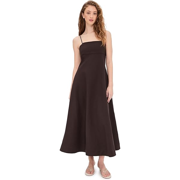 STAUD Women's Ellison Dress, Black, XS at Amazon Women's Clothing store