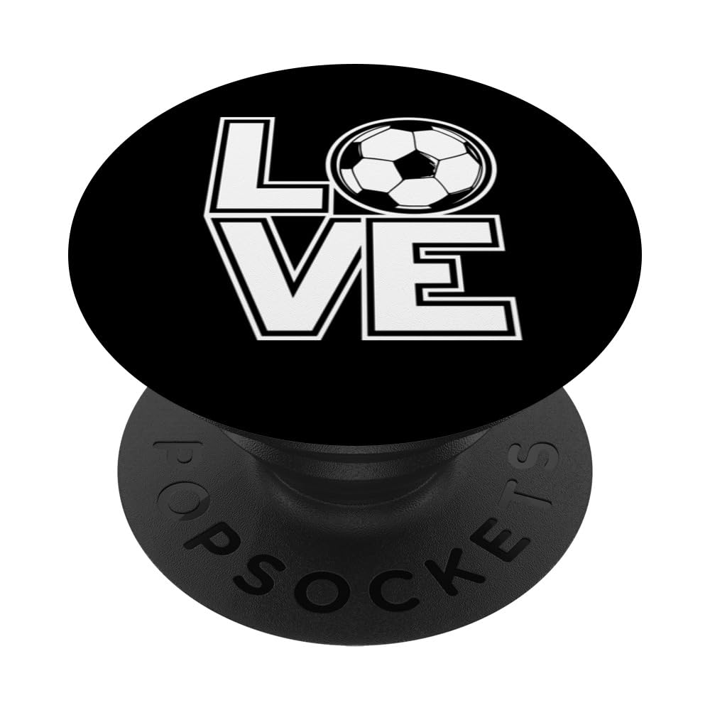 Soccer LOVE Funny Soccer Player PopSockets Swappable PopGrip