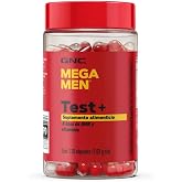 GNC Mega Men Ultra Testosterone, Free &amp; Total Test Booster, 120 Count | Supports Free and Total Testosterone, Helps Maintain Muscle Mass with HMB, Supports Energy Production and Reduced Stress
