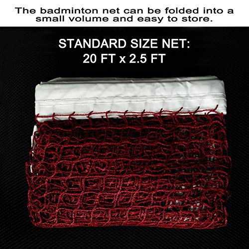 image for GeWeDen Badminton Net, Outdoor Indoor Badminton Tournament Net for Spo