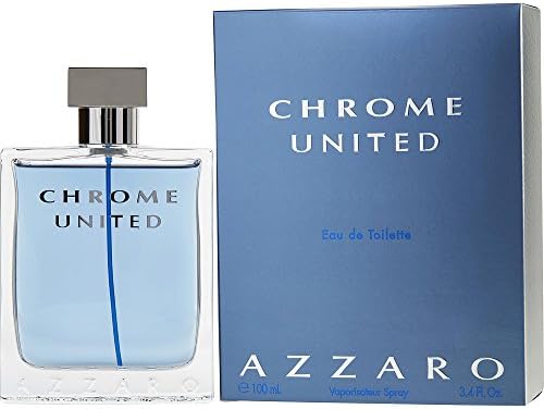 CHROME UNITED by Azzaro EDT SPRAY 3.4 OZ for MEN (Package Of 5)