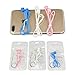 AirPods Strap,Never Lose AirPods Sport Strap Wire Rope Connector for Apple iPhone 7/iPhone 7 Plus AirPods 3 Piece
