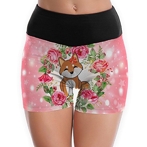 womens floral running shorts