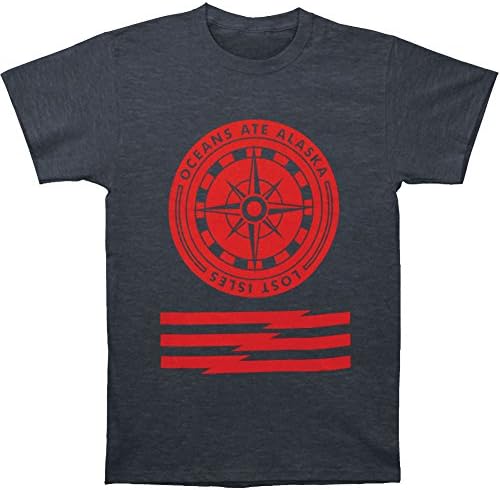 Oceans Ate Alaska Men's Lost Isles T-shirt Large Navy