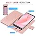 PASONOMI Note 8 Case, Note 8 Wallet Case with Detachable - [Folio Style] PU Leather Wallet case with ID&Card Holder Slot Wrist Strap for Samsung Galaxy Note 8 (Rose Gold, Samsung Galaxy Note 8)