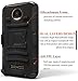 Moto Z Play Case with Tempered Glass Screen Protector, NageBee Belt Clip Holster Built-in Kickstand Heavy Duty Shockproof Combo Rugged Armor Durable Case for Motorola Moto Z Play Droid (2016) -Black