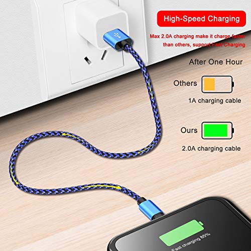 image for Power4 Lightning Cable, iPhone Charger Cables 4Pack 3FT 3FT 6FT 10FT t