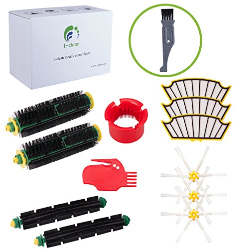 I-clean Roomba 500 Series Replenishment Kits, For iRobot Roomba 560, 510, 530, 535, 540, 580, 610 Vacuum Cleaner Parts